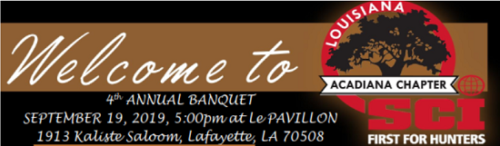4th Annual Louisiana Acadiana Chapter SCI Fundraiser Banquet