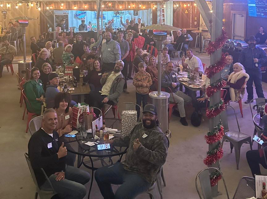 chritmas party attendees